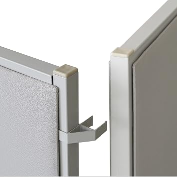 Lorell 90-Degree Panel Connectors, Gray