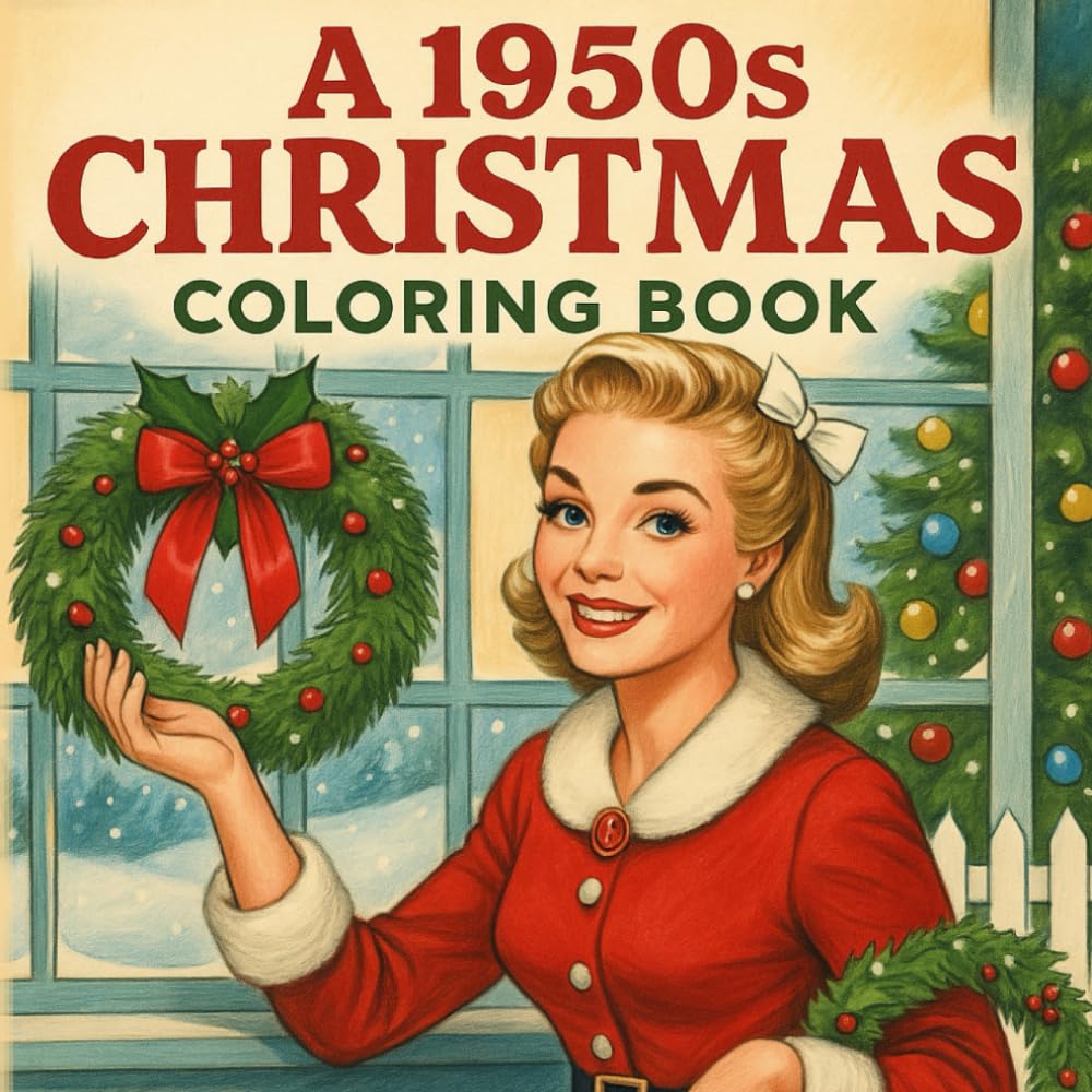 A 1950s Christmas Coloring Book