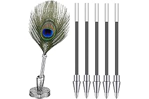 Exquisite Peacock Pen: Quill of Distinction