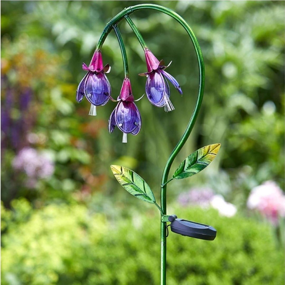 Get Discount 70% Price Smart Garden Solar Light Up LED Garden Purple Pink Fuschia Flower Get Popular Offer Smart Garden Solar Light Up LED Garden Purple Pink Fuschia Flower