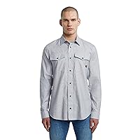 G-STAR Marine Slim Long Sleeve Shirt, Maglietta Uomo