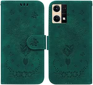 WUACYEAMING Custodia Compatibile con OPPO RENO11 5G,con Slot Carte PU Pelle Portafoglio Libro Case Antiurto Bumper Motivo Magnetica Flip Protettiva Resistente case