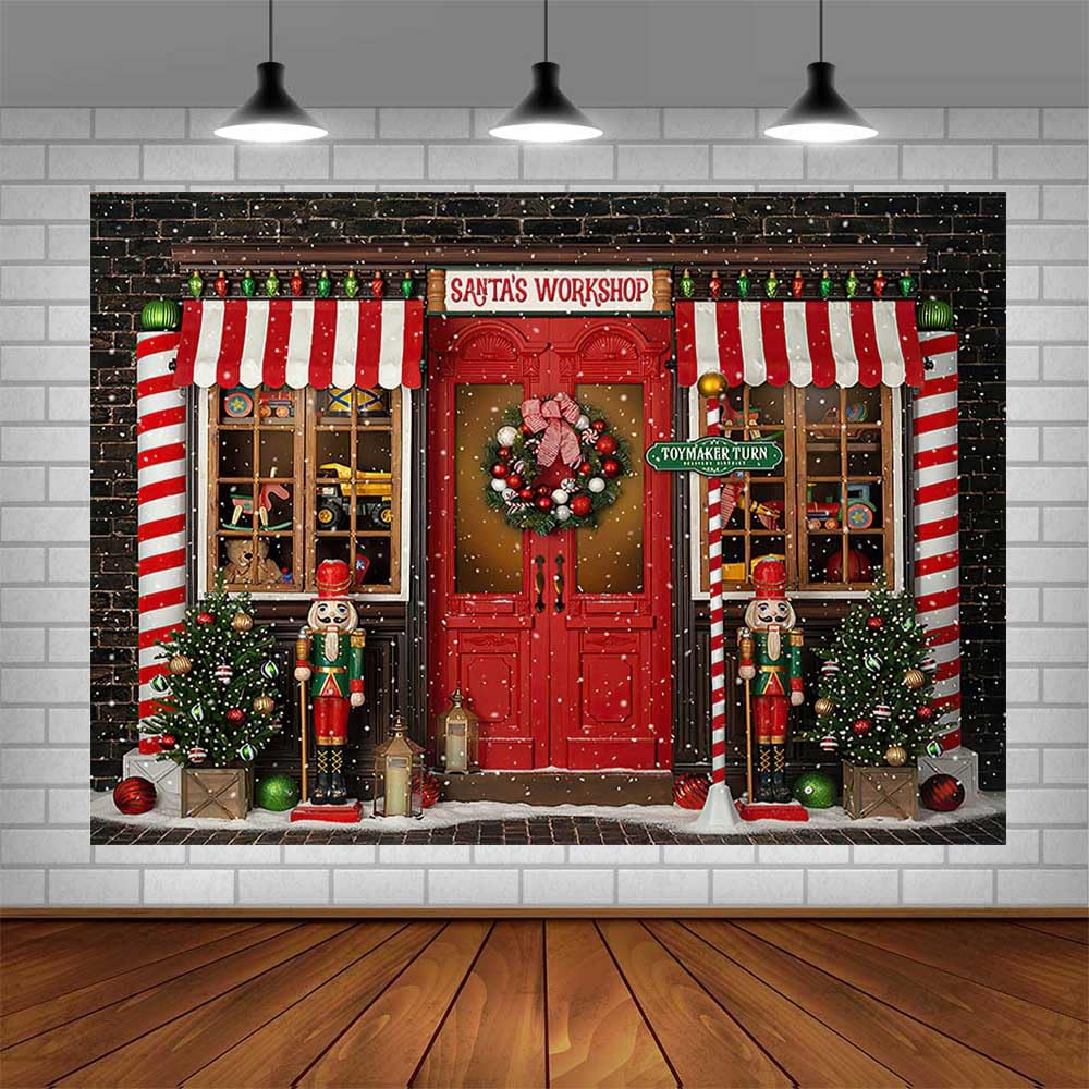 Boule à Neige De Noël Avec Paysage D'hiver, Sapins De Noël, Maison Et Chutes De Neige | Vecteur