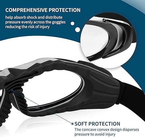 Miniatura 5 de Anteojos deportivos para hombres y mujeres, para baloncesto, fútbol, deportes, antiniebla, choque, colisión, gafas de uso