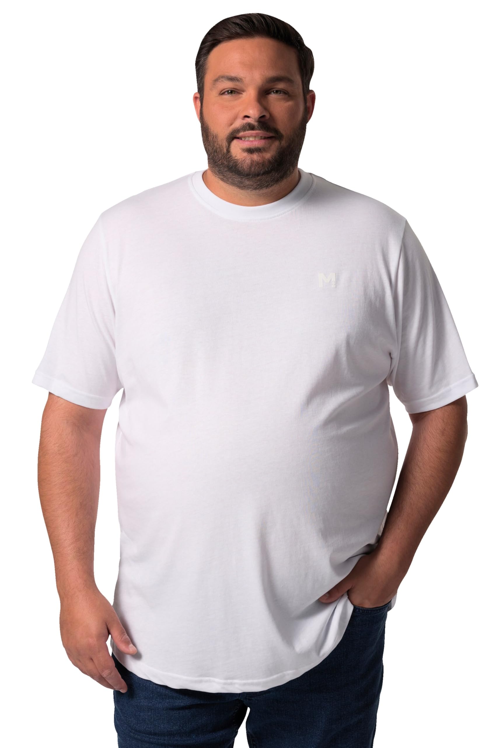 Men Plus Herren große Größen Übergrößen Menswear L-8XL T-Shirt, Basic, Halbarm, Rundhals 836276