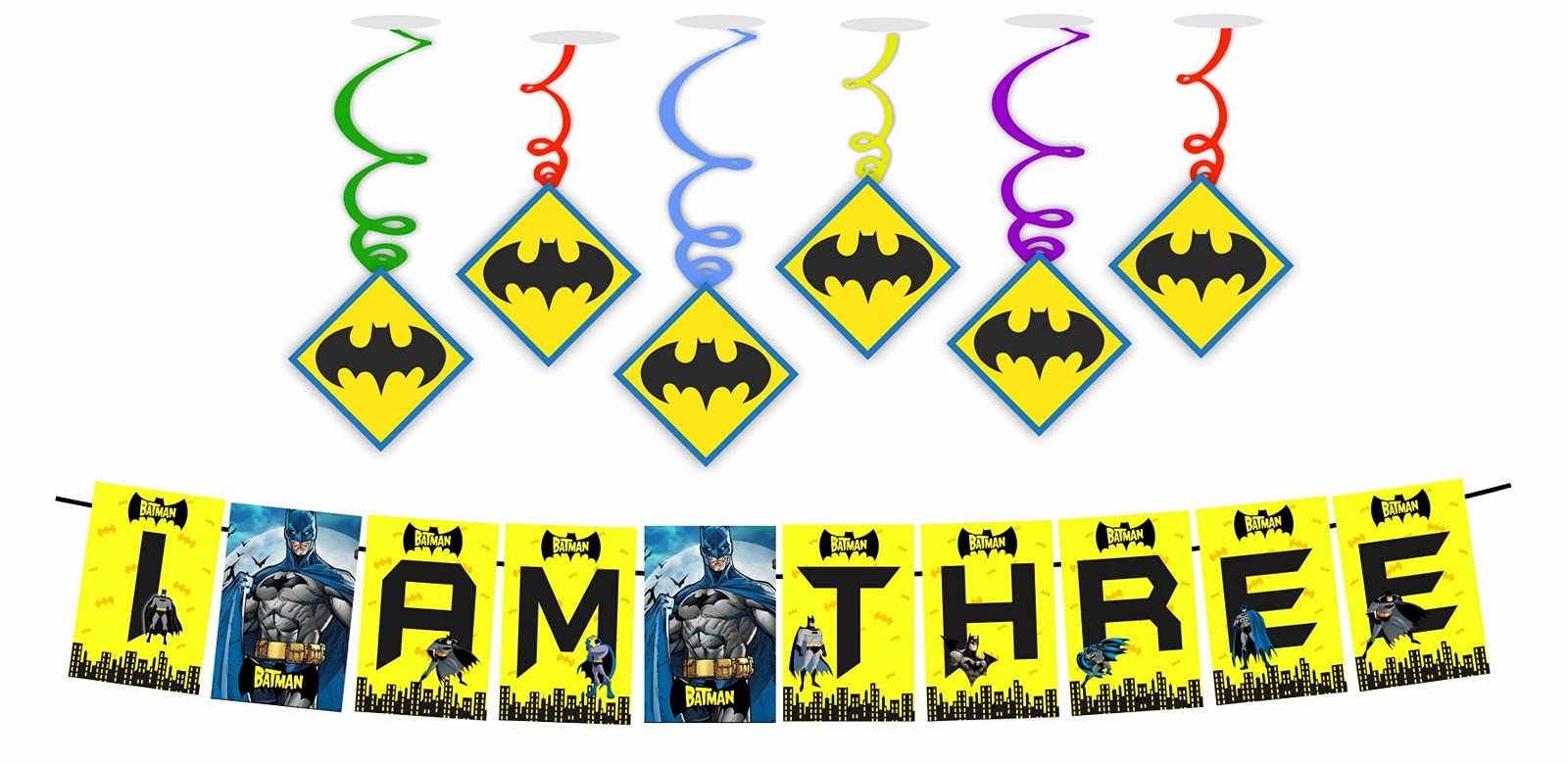 Buy Balloonistics Batman Dark Knight Theme Birthday Decoration Hanging