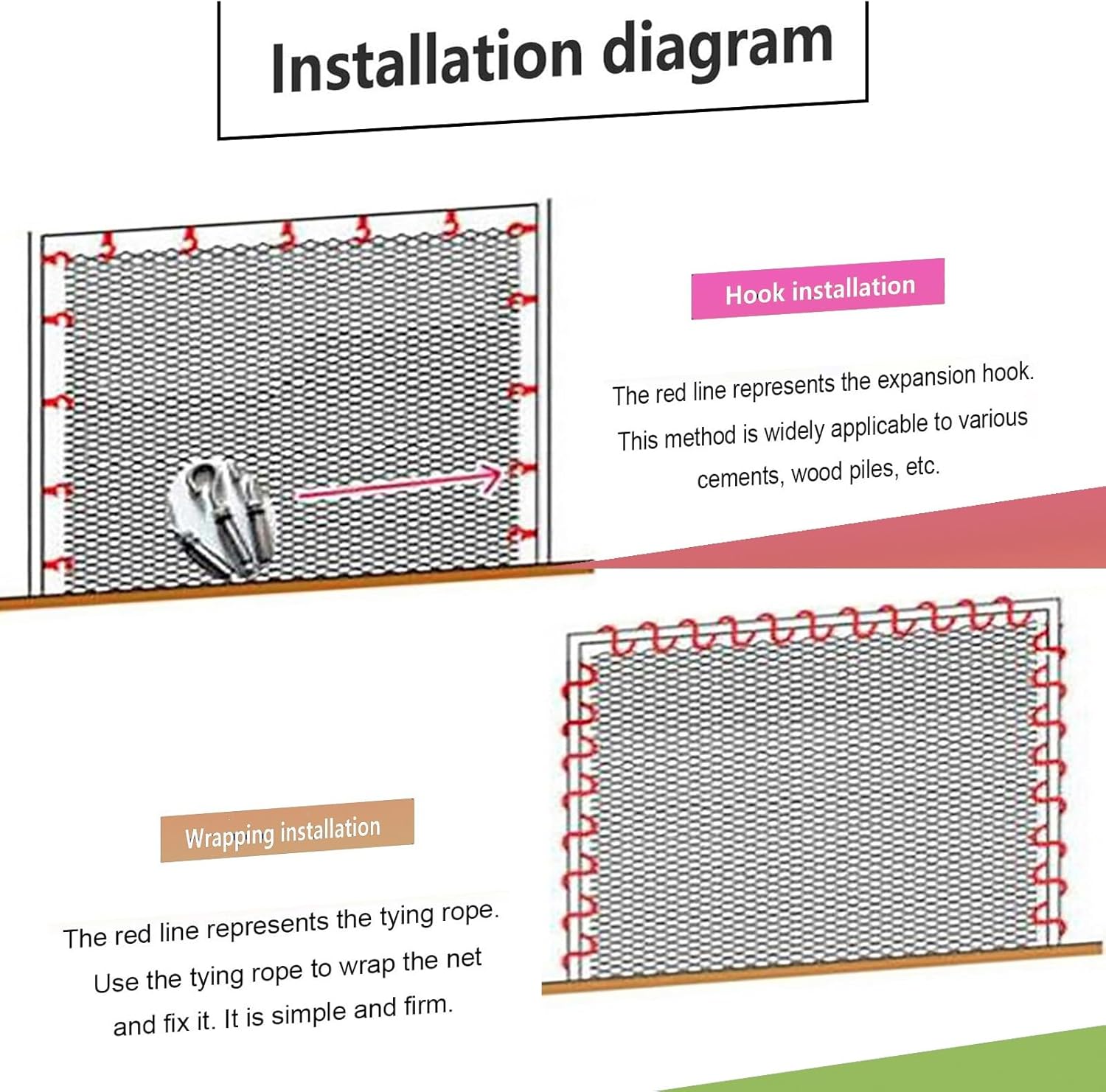 304 Stainless Steel Wire Rope Netting, Flexible Cable Mesh Protection Boundary Impact Resistance, High Altitude Anti-Fall NettingStretchable Balustrade Infill Mesh ( Size : H1.2xL2m/H3.93xL6.56ft )