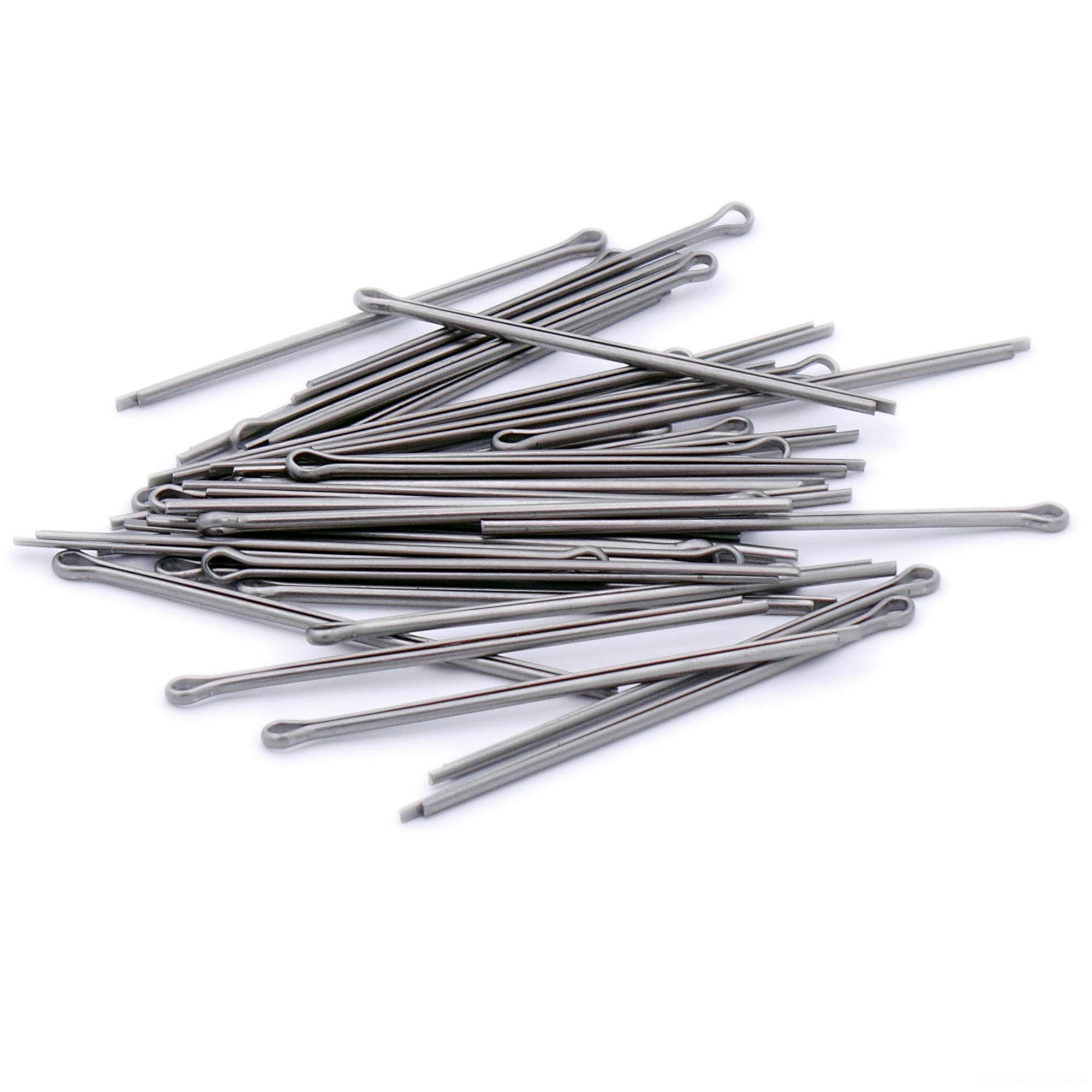 Singularity Supplies Silver M1.6 (1.6Mm X 10Mm) Split Cotter Pin - Stainless Steel (A2) (Pack Of 40)