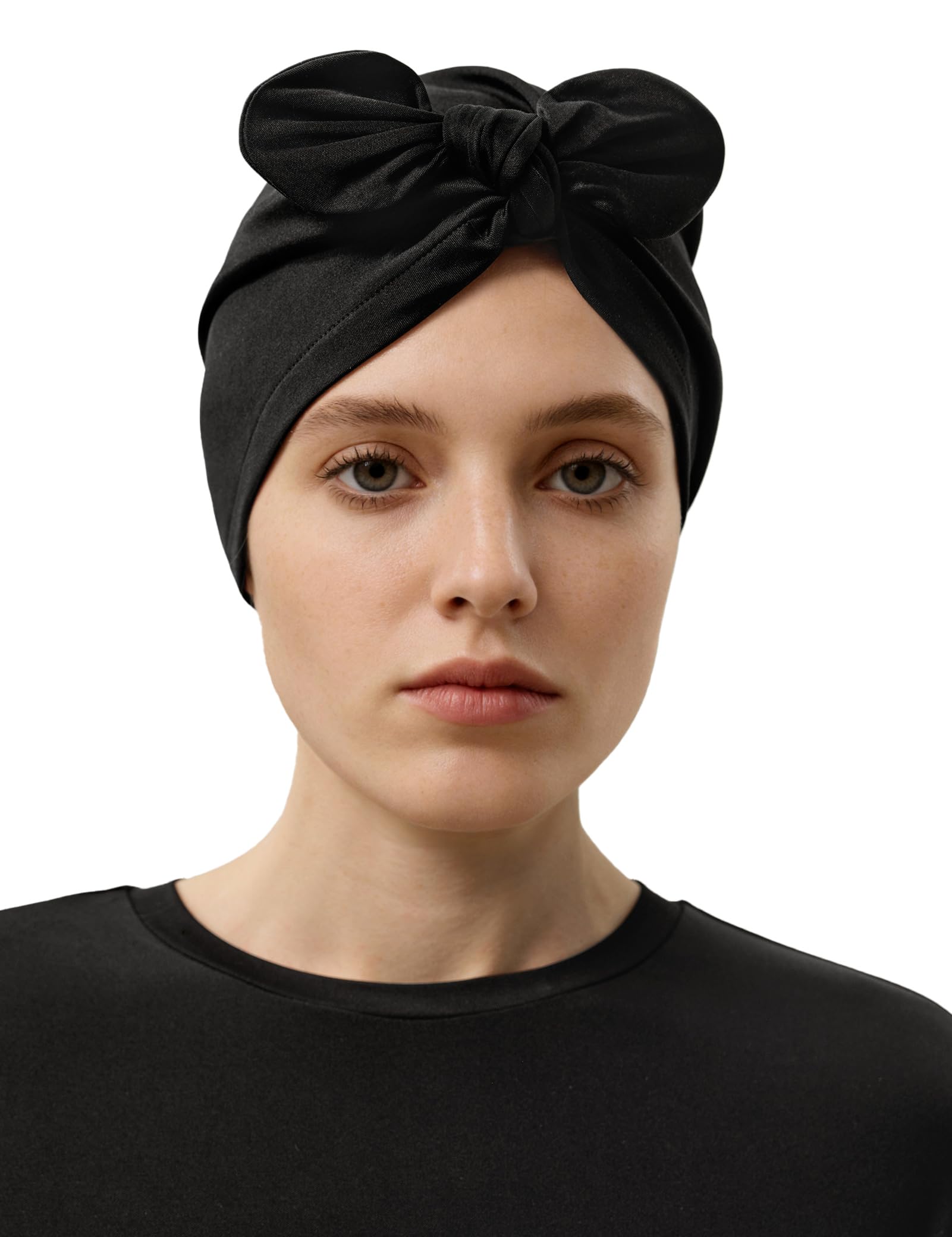LilySilk Damen Reine Seidenhaube zum Schlafen, doppellagige Seidenschlafmütze für Damen mit rundum Elastizität und Schmetterlingsschleife zur Haarpflege