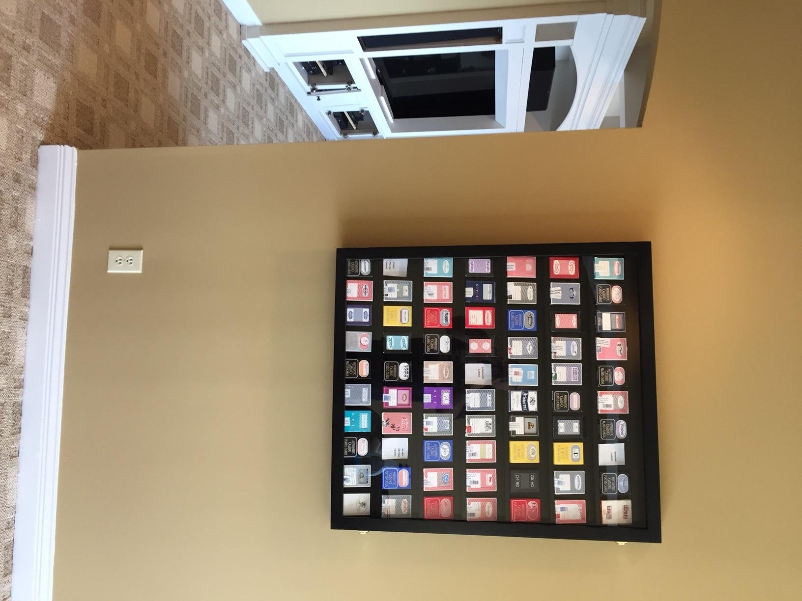 Card Deck Display Case for Decks of Cards Playing Card Deck Display