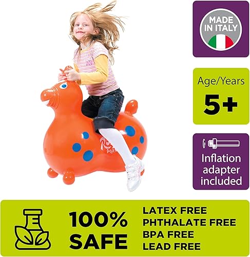 Miniatura 3 de Gymnic Caballo de rebote Rody Max (naranja)