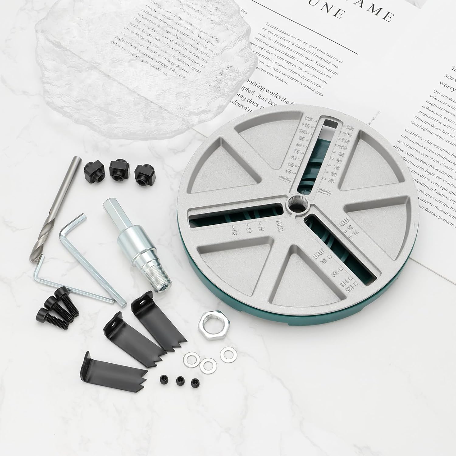 1セット サークルカッター ホールソー コアビット 木工 切削工具 ホールオープナー ヘッドライト用穴 プラスチックパネル穴 DIY