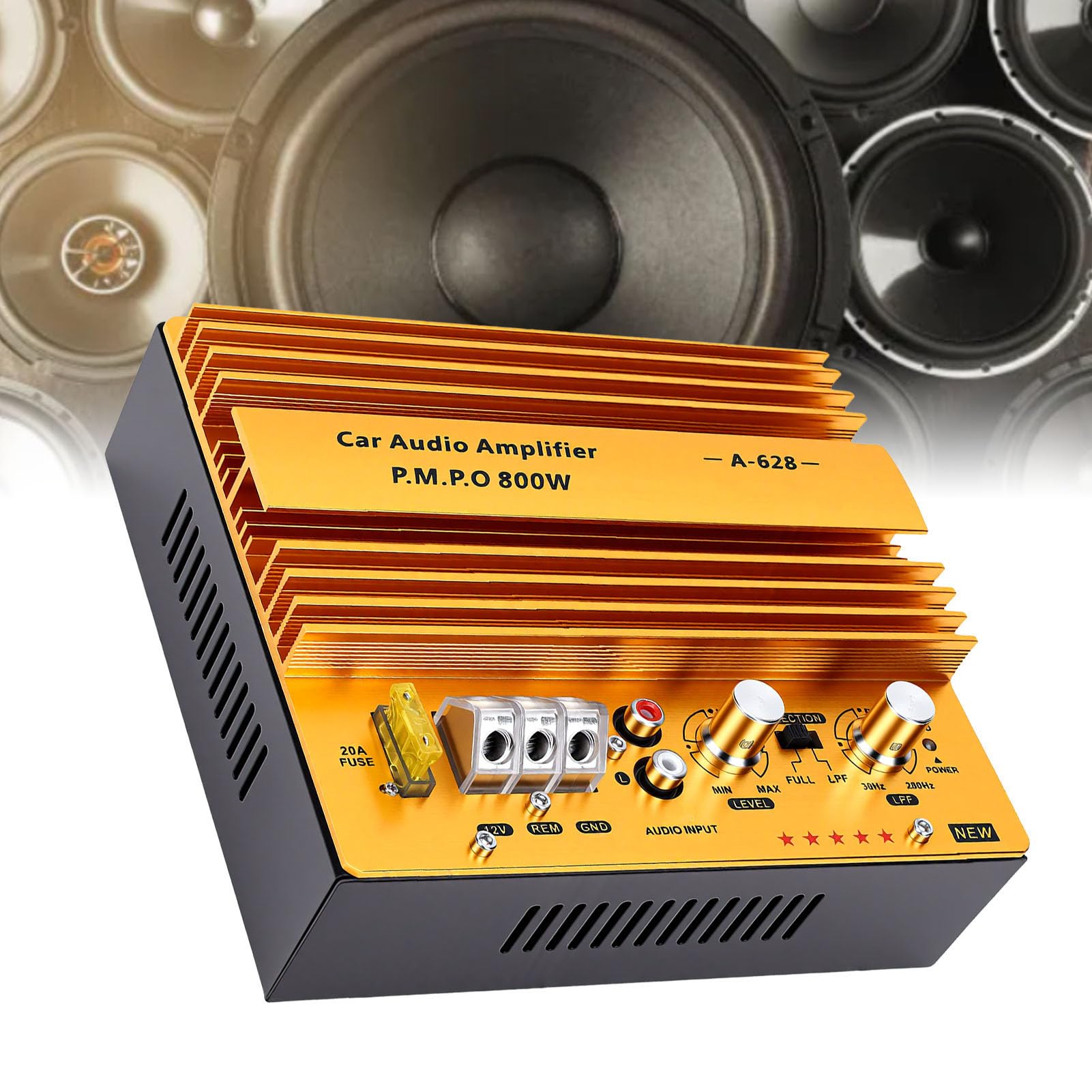 Samochodowy wzmacniacz audio 600 W High Power Dynamics