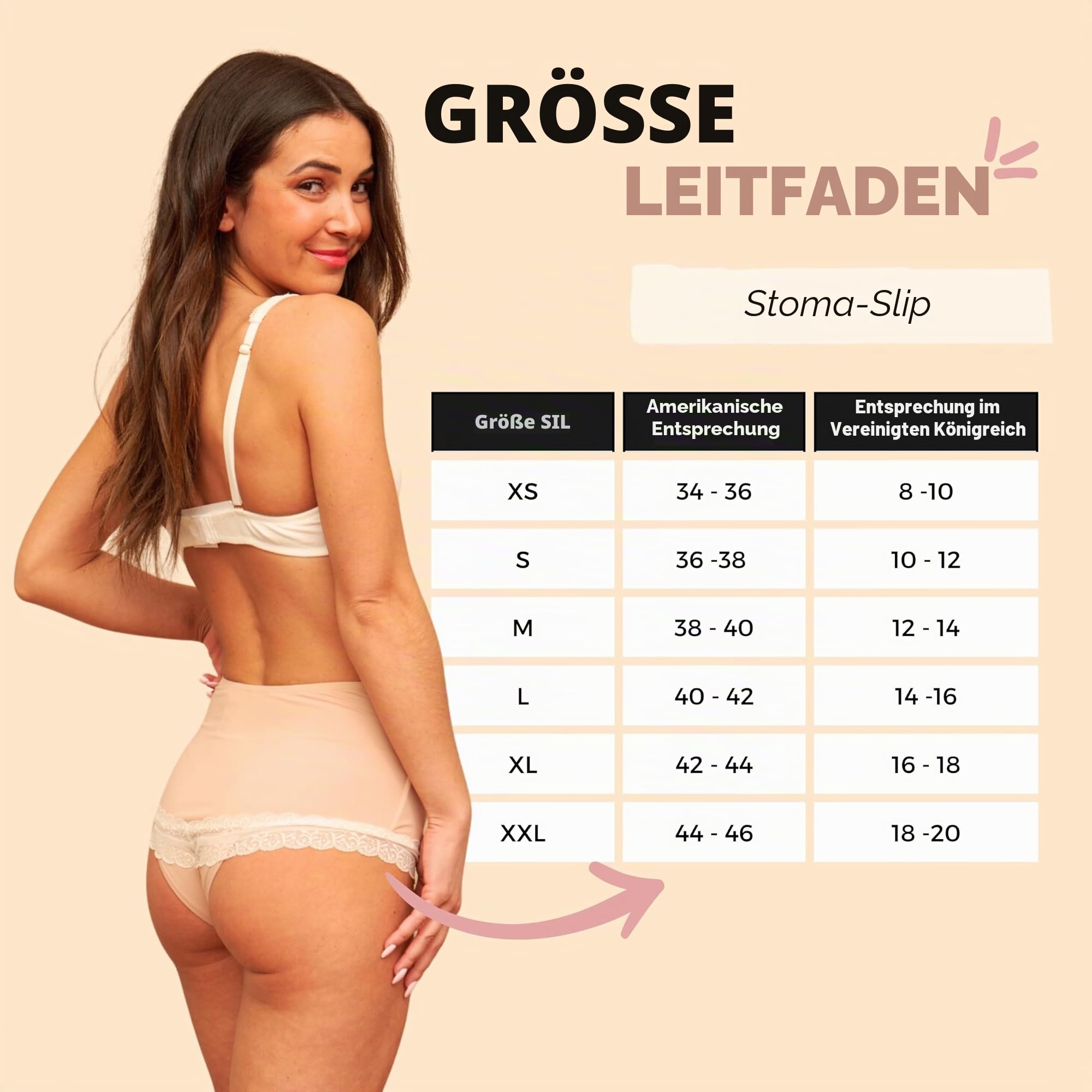 SIIL Stomahöschen Sofía | Innentasche und Öffnungen für Stomabeutelbezug | Stomabekleidung, Stomawäsche, Stoma