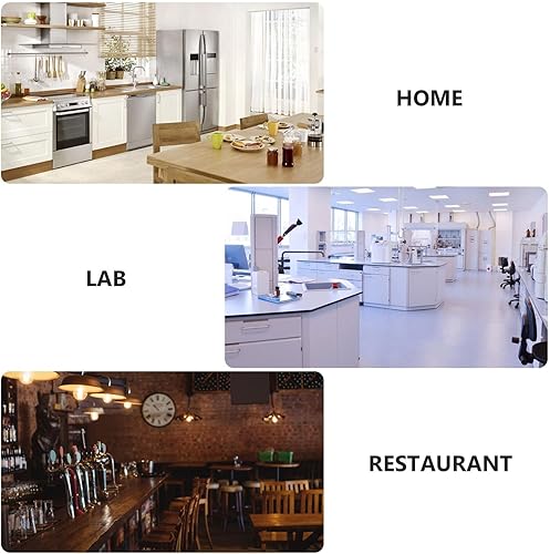 Miniatura 6 de 100PCS plástico laboratorio cuchara mini laboratorio mezcla espátulas (verde)