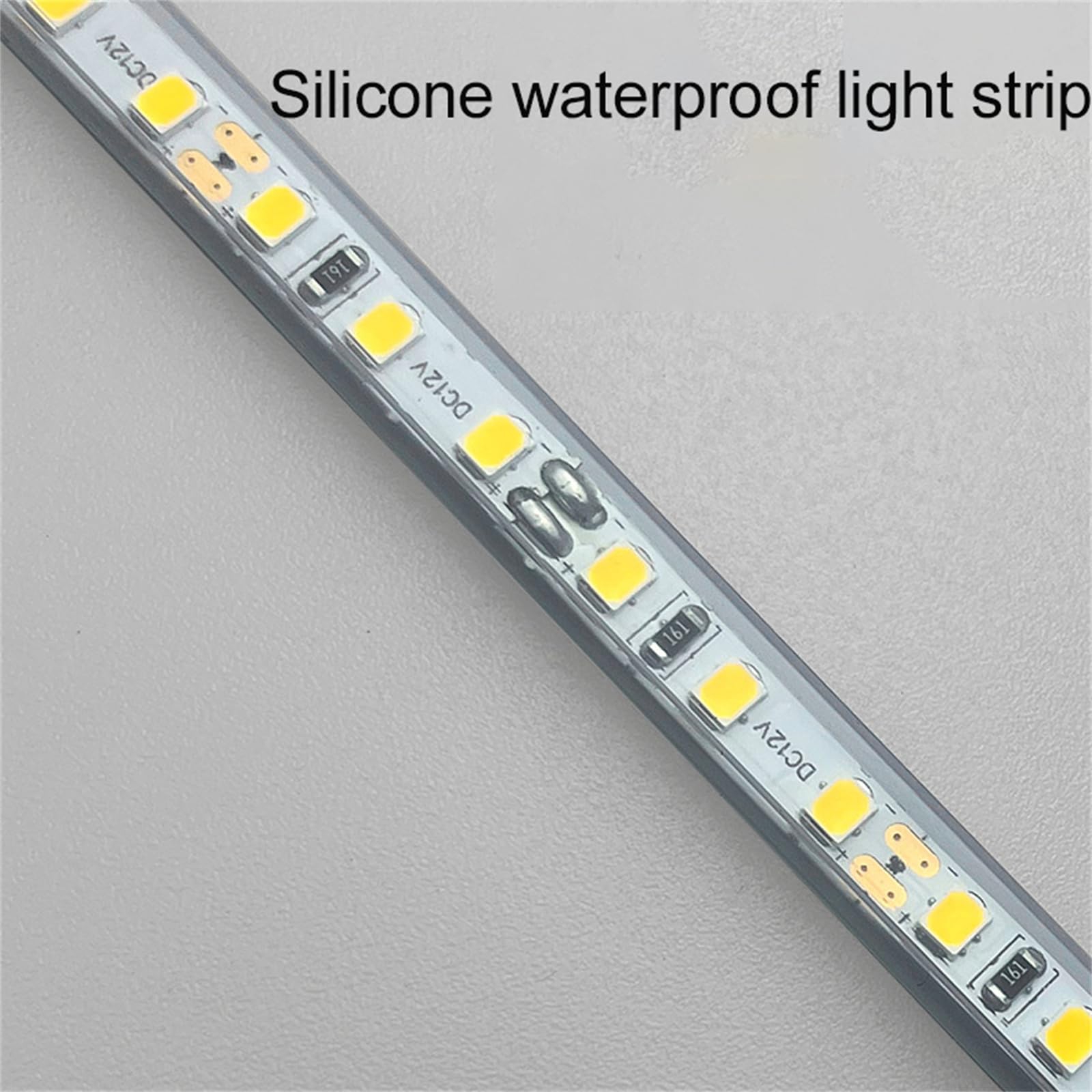 Exteriores Lampara de Pared LED Interior Aplique de Pared IP65 Impermeable Iluminación de Pared Moderno Largo Tira Lámpara de Pared Acrílico Aluminio Cerca Porche Pared Patio (Luz Cálida,120cm 68w)
