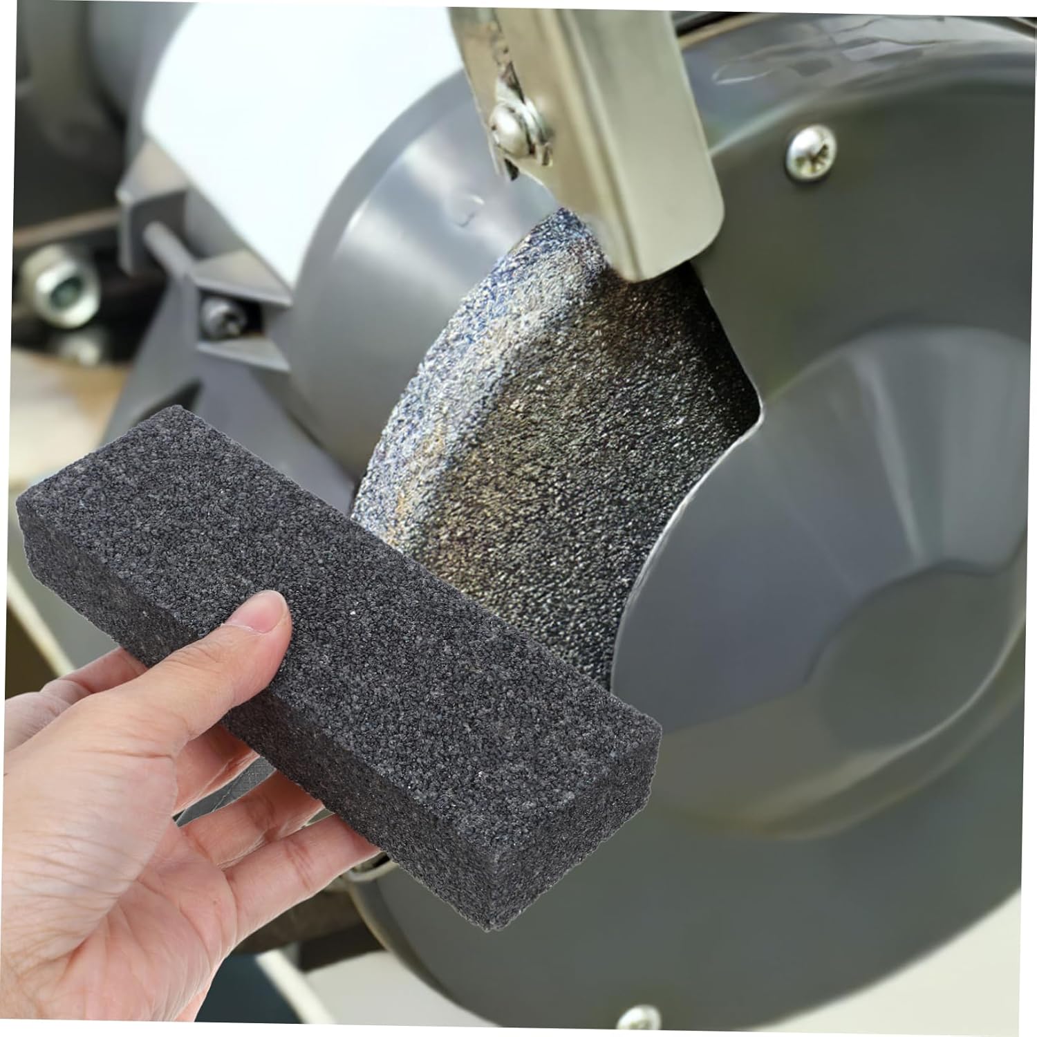 NUOBESTY 2Pcs Abrasive Grinding Wheel Dresser Stick Silicon Carbide Tool for Sharpening Truing for Manual Sharpeners Workshops and DIY Projects