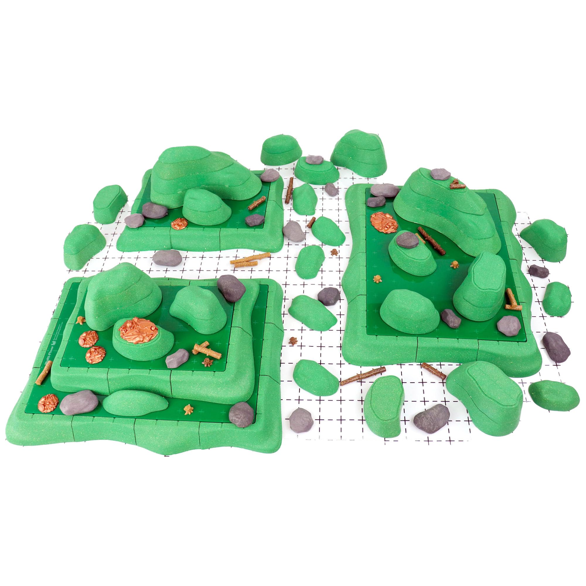 Chimera Terrain Set - Mini Dungeon Castle Cavern DND Terrain for Tabletop RPGs, Dungeons & Dragons, Pathfinder, War Gaming, and More! - by DCD (137+pcs, 7sqft)