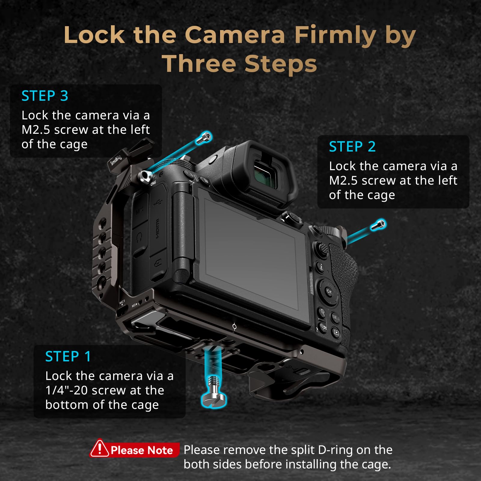 SmallRig "Night Eagle" Z6III Camera Cage for Nikon Z6 III, Aluminum Alloy Full Cage - Image 2