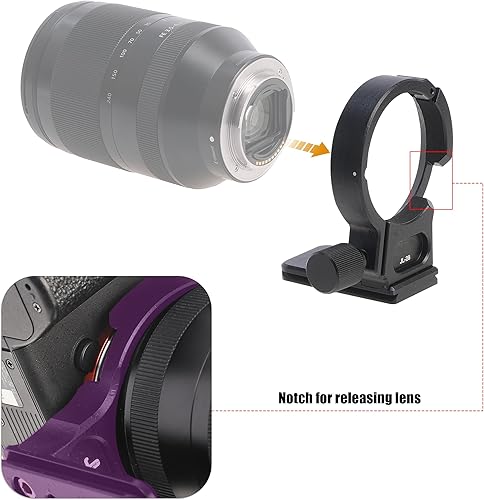 Miniatura 28 de FOTGA Anillo de montaje de trípode para lente Tamron 1.378-5.906 in F/2-2.8 Di III VXD Modelo de lente A058 Sigma 3.937-15.748 in F5-6.3 DG HSM Lens