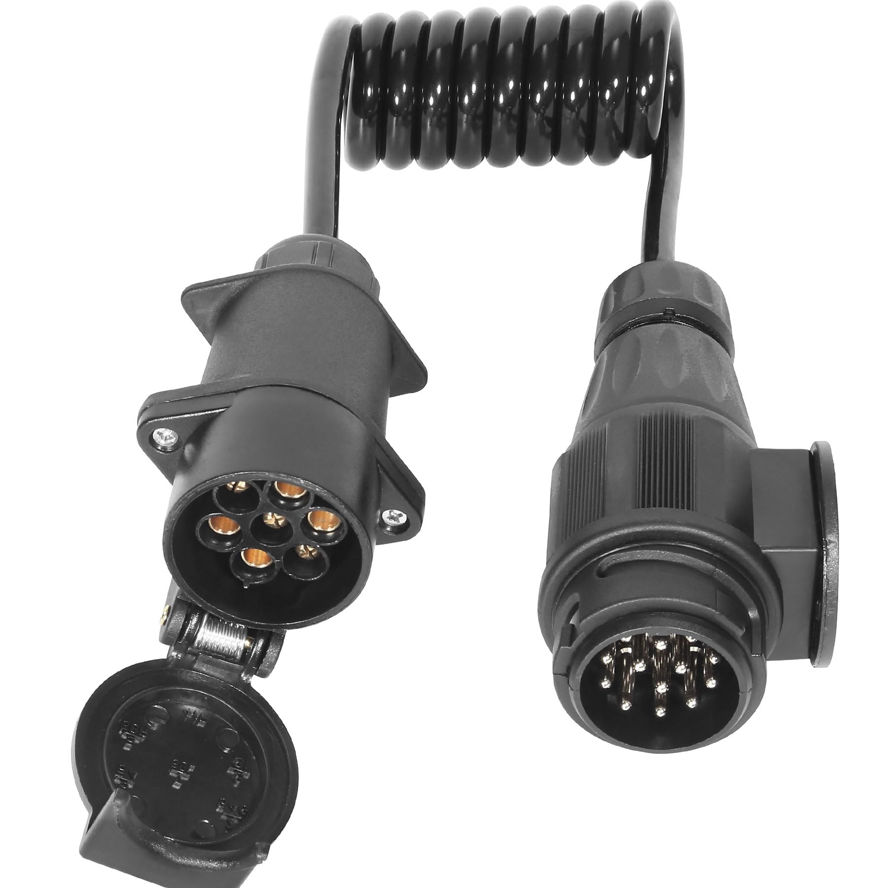 ETUKER 2X Anhänger Stecker 3polig Stecker Traktor 12v Dreipo