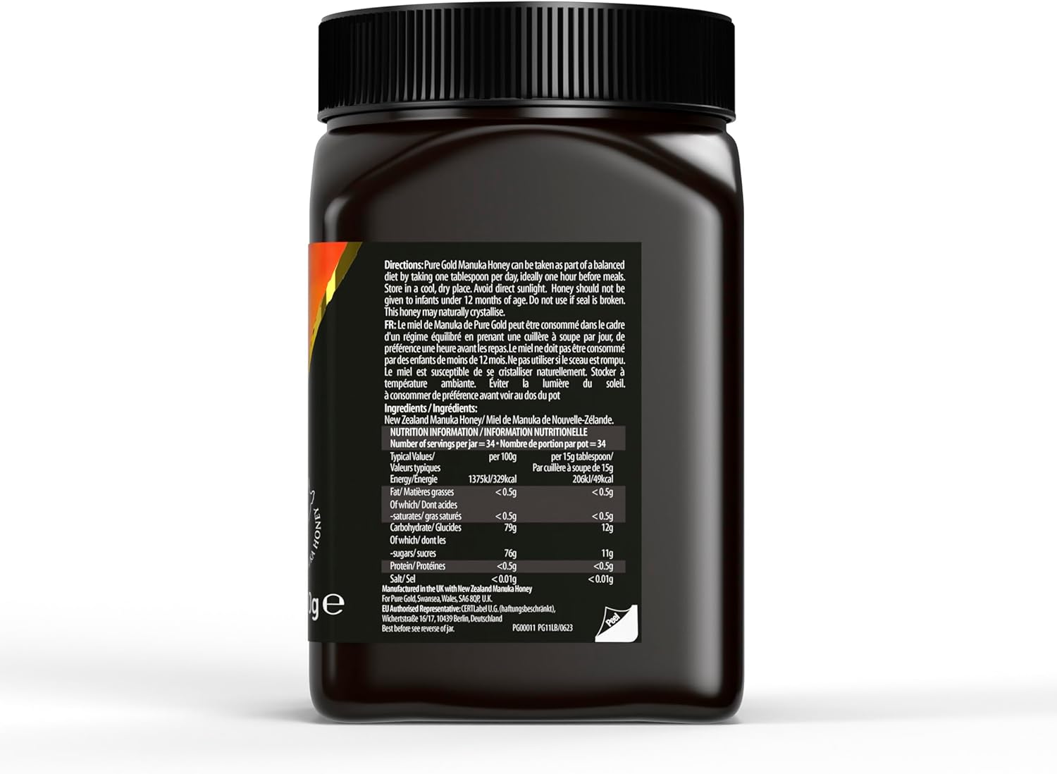 Topkech Premium Select Manuka Honey 300 Plus Mgo, 500 g