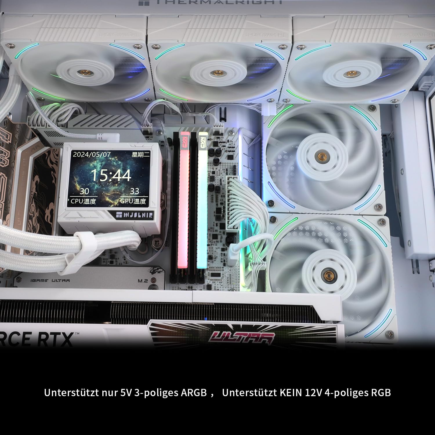 Thermalright Mjolnir Vision 360 ARGB White 360 mm AIO Liquid CPU