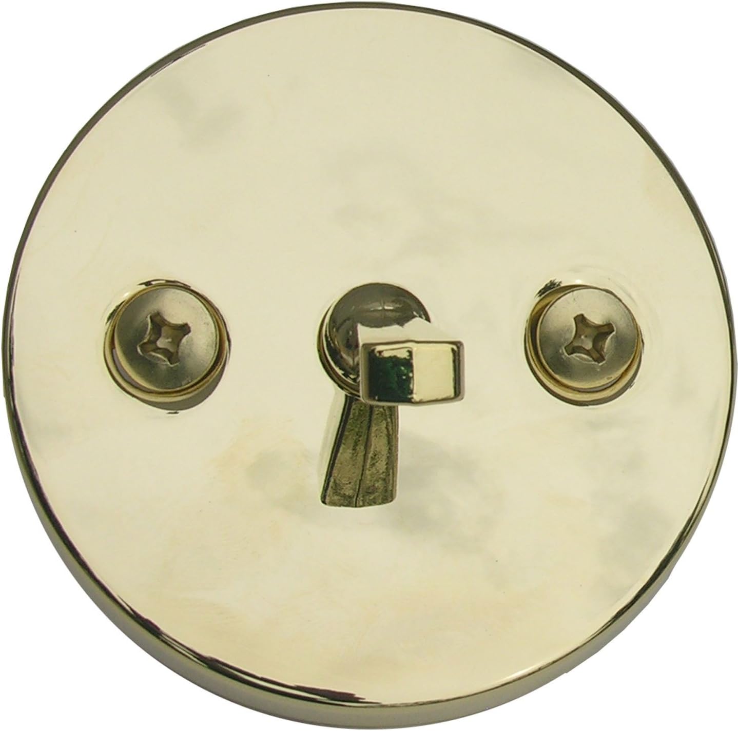 Simpatico 00_STCLL4GA_FH 31593A Bath Tub With Round Trip Lever Face Plate With Screws, Antique Brass