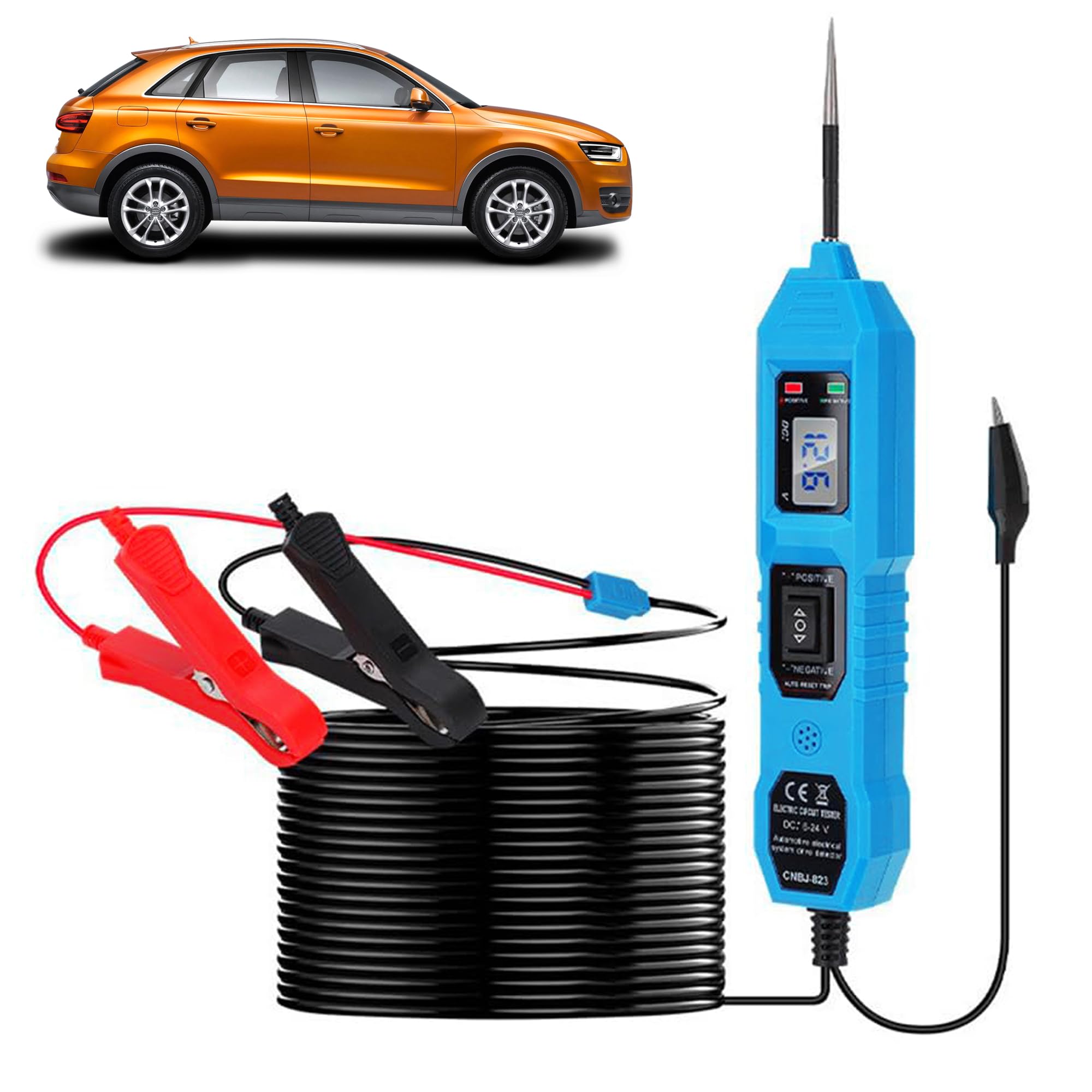 Automotive Circuit Voltage Tester 3.5-36V DC – Battery Short Circuit Finder