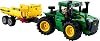 LEGO® Technic John Deere 9620R 4WD Tractor Toy Tractor Construction Set for Children Ages 42136-8 and Over (390 Pieces)
