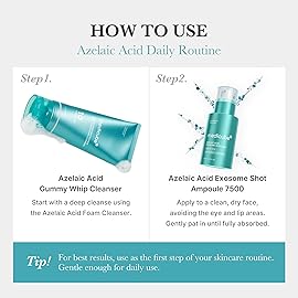 medicube Azelaic Acid Exosome Shot Serum 7500 - Deep Hydration for Smooth, Even Skin Texture | Use for After Spot Care, with Azelaic Acid, Niacinamide | Korean Skincare, 30ml / 1.01 fl.oz