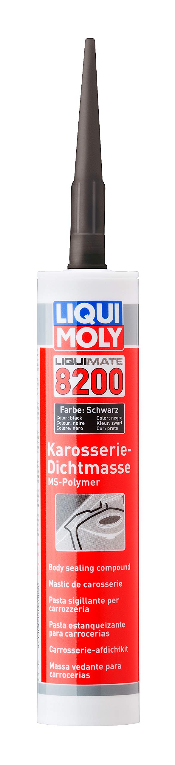 LIQUI MOLY Liquimate 8200 MS Polymer black | 290 ml | Body protection | Sealing Compound | Underbody protection | SKU: 6148