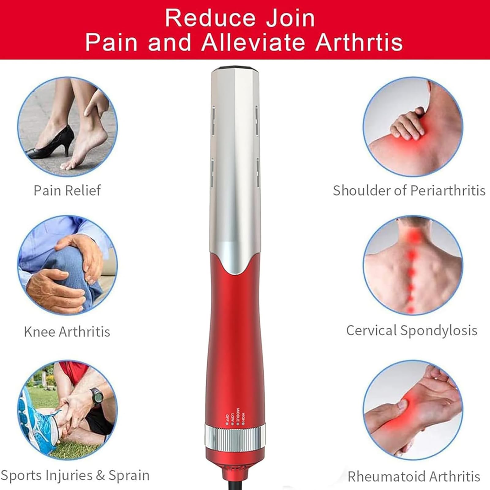 Appareil De Physiothérapie Térahertz, Appareil De Soins De Santé Térahertz avec Support Rotatif À Télécommande, Contrôle De La Température À 3 Niveaux, Stimule La Capacité D'absorption du Corps