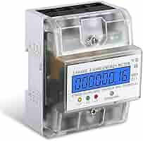 Contatore Elettrico Trifase Digitale - Misuratore Di Corrente 3 Fasi 5-100A Con LCD Per Quadri Elettrici - Foto 7