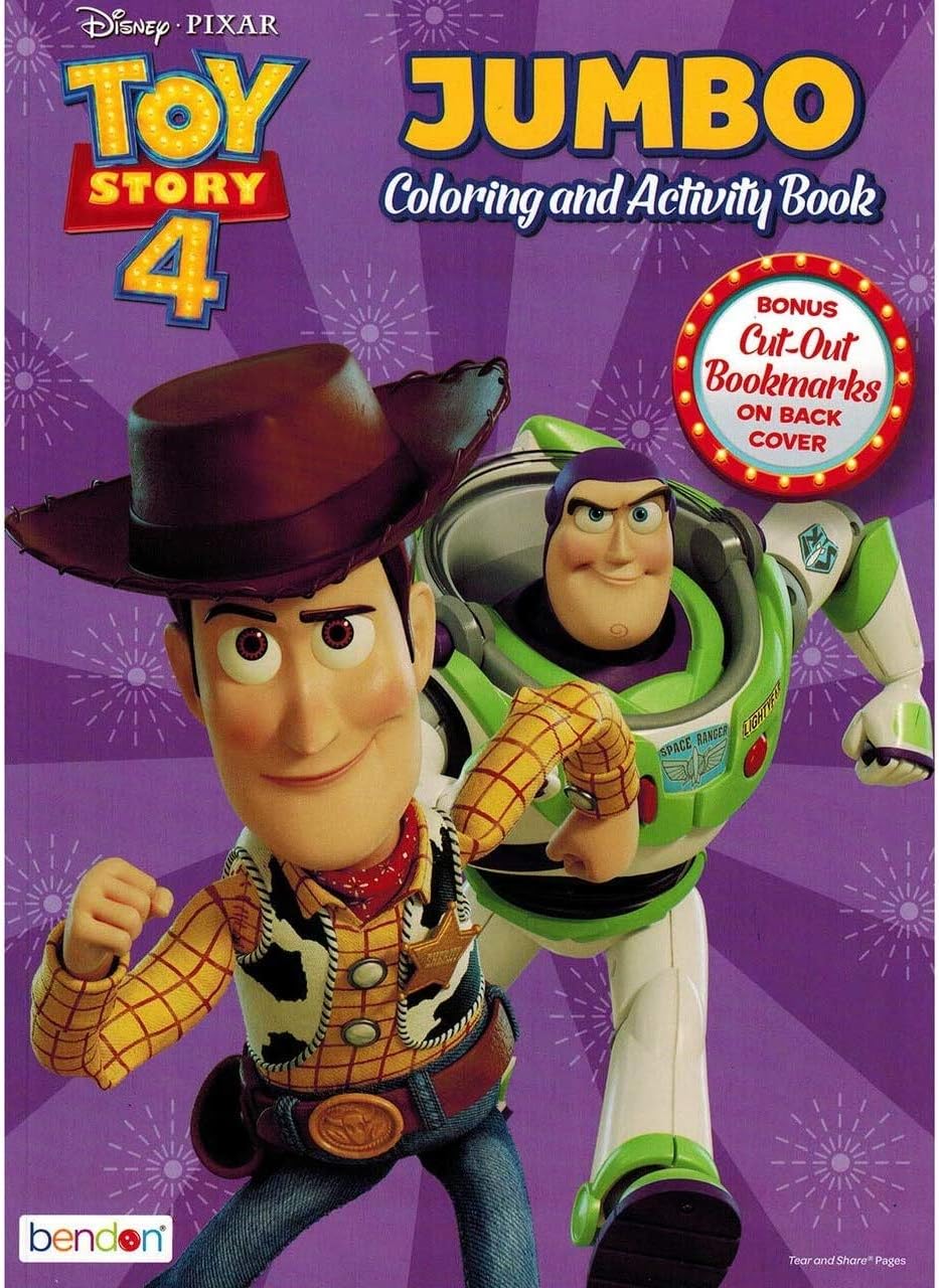 Toy Story 4 80pg Coloring Book- 2 Pack