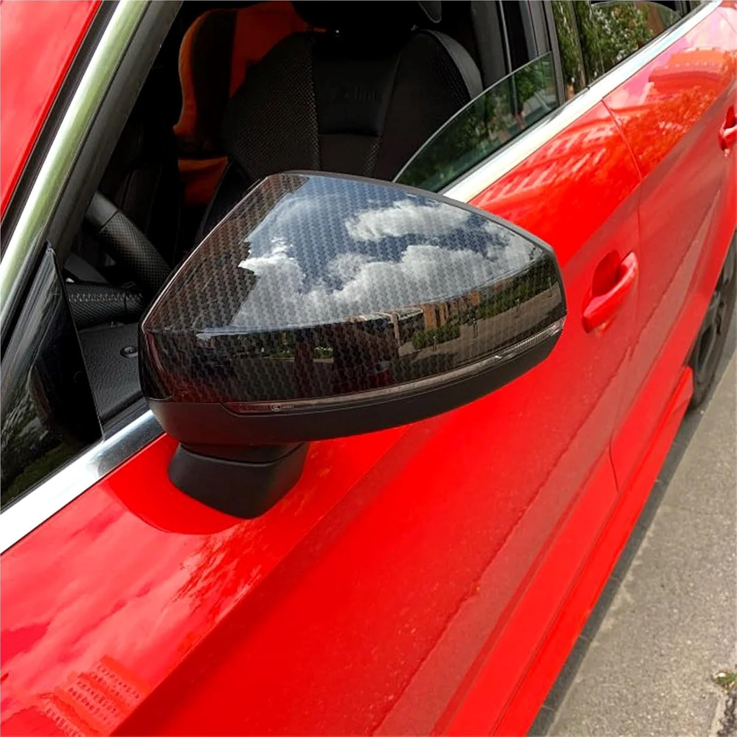 A3 Mirror Cover Compatible For Audi RS3 8V S3 Carbon RearView With