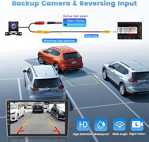 Miniatura 6 de Roinvou Estéreo Android CarPlay 2+64G para Toyota Yaris Vios 2007-2012, CarPlay inalámbrico integrado con Android Auto, pantalla táctil de 9