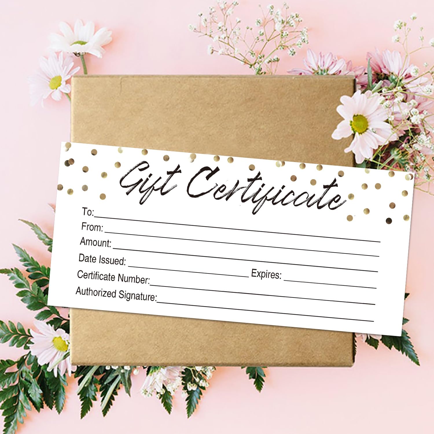 amazon-com-25-gold-dots-blank-gift-certificates-for-small-business-clients-or-as-luxury-holiday-vouchers-massage-hair-nail-salon-spa-diy-coupon-cards-for-birthday-him-her for Printable Free Blank Massage Gift Certificates Amazon.com : 25 Gold Dots Blank Gift Certificates for Small Business, Clients or As Luxury Holiday Vouchers, Massage, Hair & Nail Salon Spa, DIY Coupon Cards for Birthday, Him & Her. : for Printable Free Blank Massage Gift Certificates