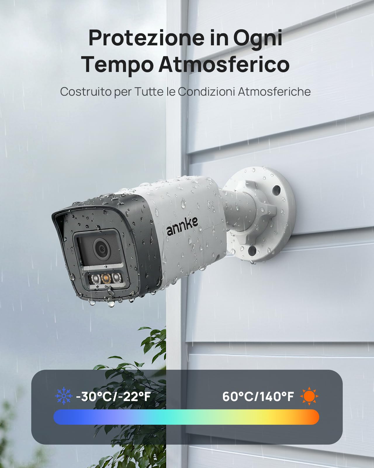 ANNKE PoE 8CH NVR 4K HD Kit di Videosorveglianza 2TB Disco Rigido 5MP 8 IP Telecamera di Sicurezza con EXIR Visione Notturna Fino a 30m, Rilevamento di Uomo/Veicolo, Impermeabile IP67