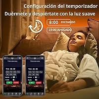 Vista 3 de KSIPZE Tira de luces LED RGB de 100 pies, sincronización de música, luces LED que cambian de color con control de aplicación inteligente y control