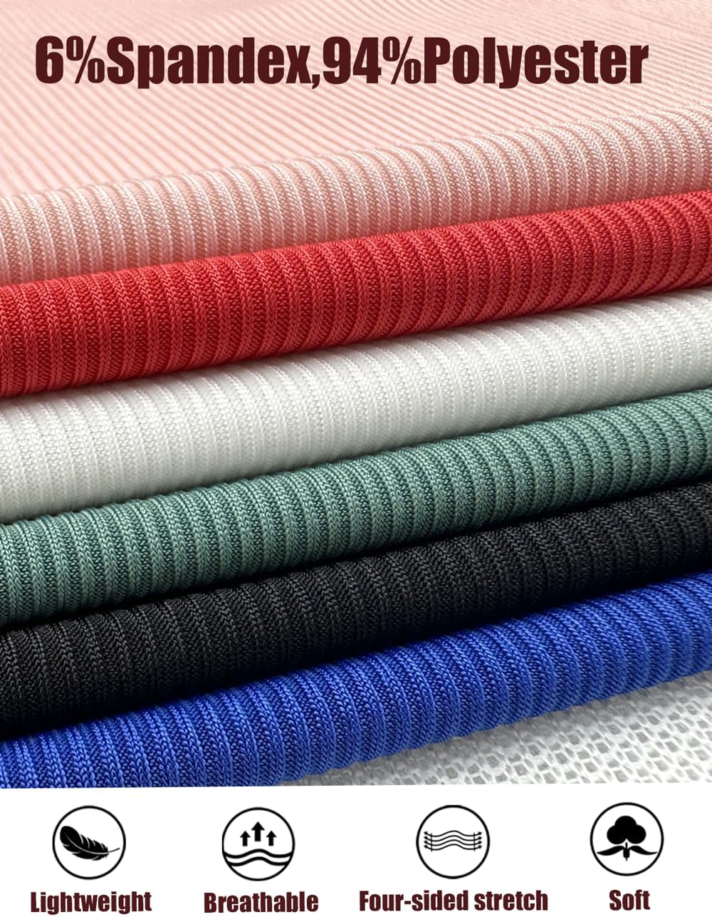 Mens Active Quick Dry V Neck T-Shirts Athletic Running Gym Workout Short Sleeve Tee Muscle Fit Stretch Ribbed Lightweight Top - Image 5