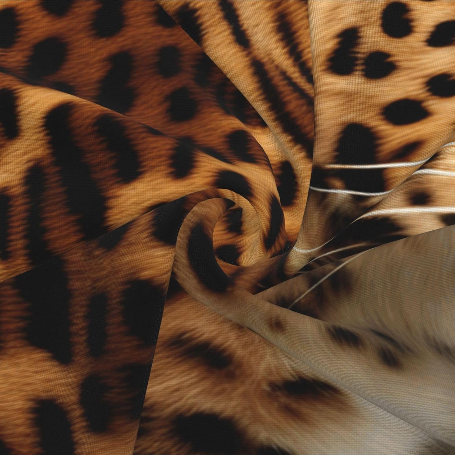 Leopards Pattern Imitation Linen Pillowcase -2 Sets, Fashionable Home Decoration, Used for Sofas, Gardens, beds