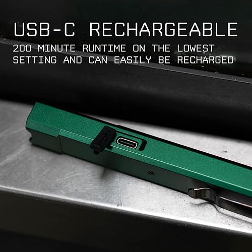 Miniatura 4 de Monstrum Linterna de bolsillo delgada Tracer Pen de 1000 lúmenes  Azul real