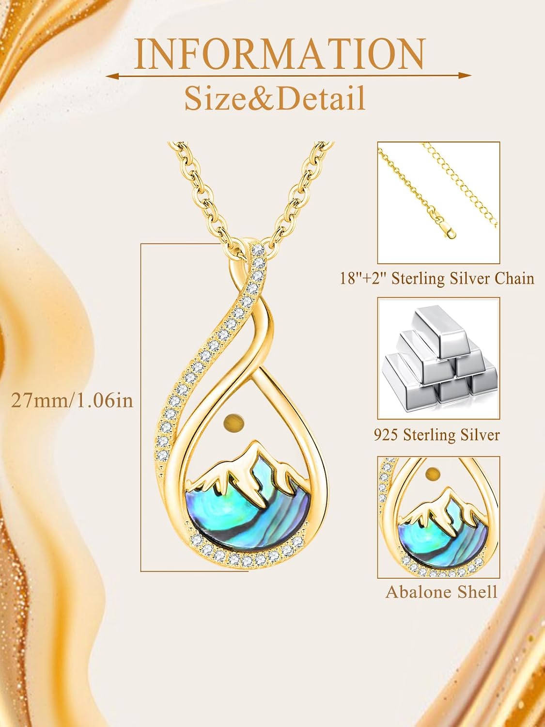 Mustard Seed Faith Necklace 925 Sterling Silver Mountain Pendant Christian Jewelry Inspirational First Communion Confirmation Gifts for Women
