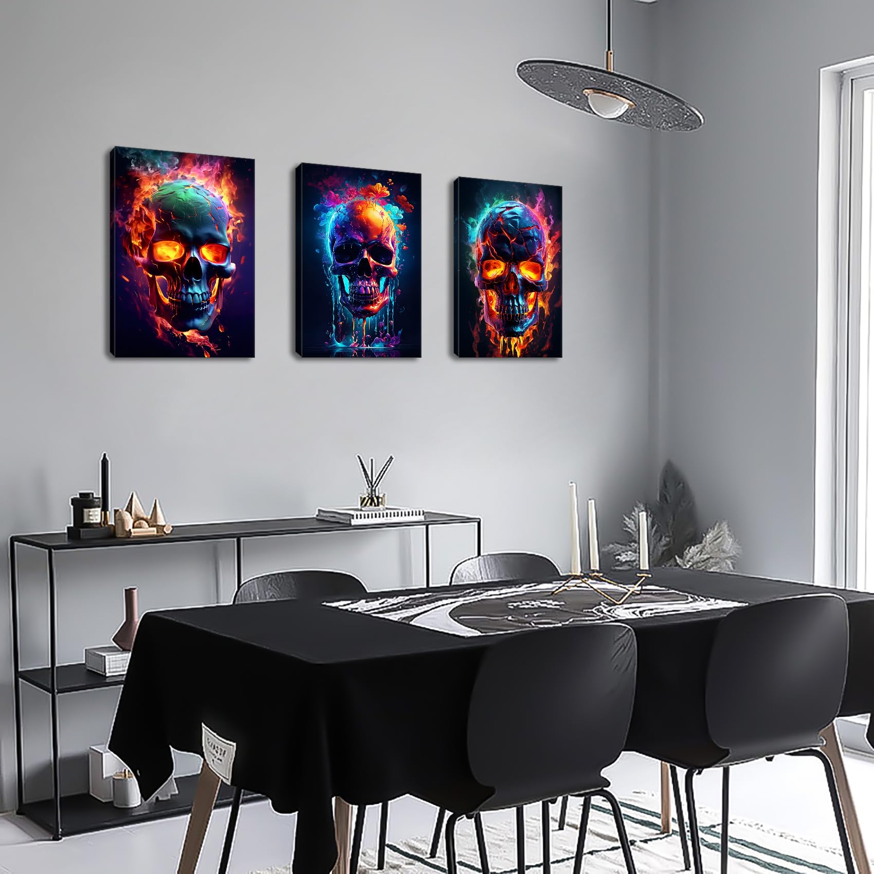 3 Pcs Wooden Framed Canvas Wall Art Set Bohemian Sage Green Canvas Prints Poster Geometric Line Beige Green Pictures for Living Room Bedroom Dinning Room Hallway Stairs Wall Decor 30x40cm x3pcs — view 59