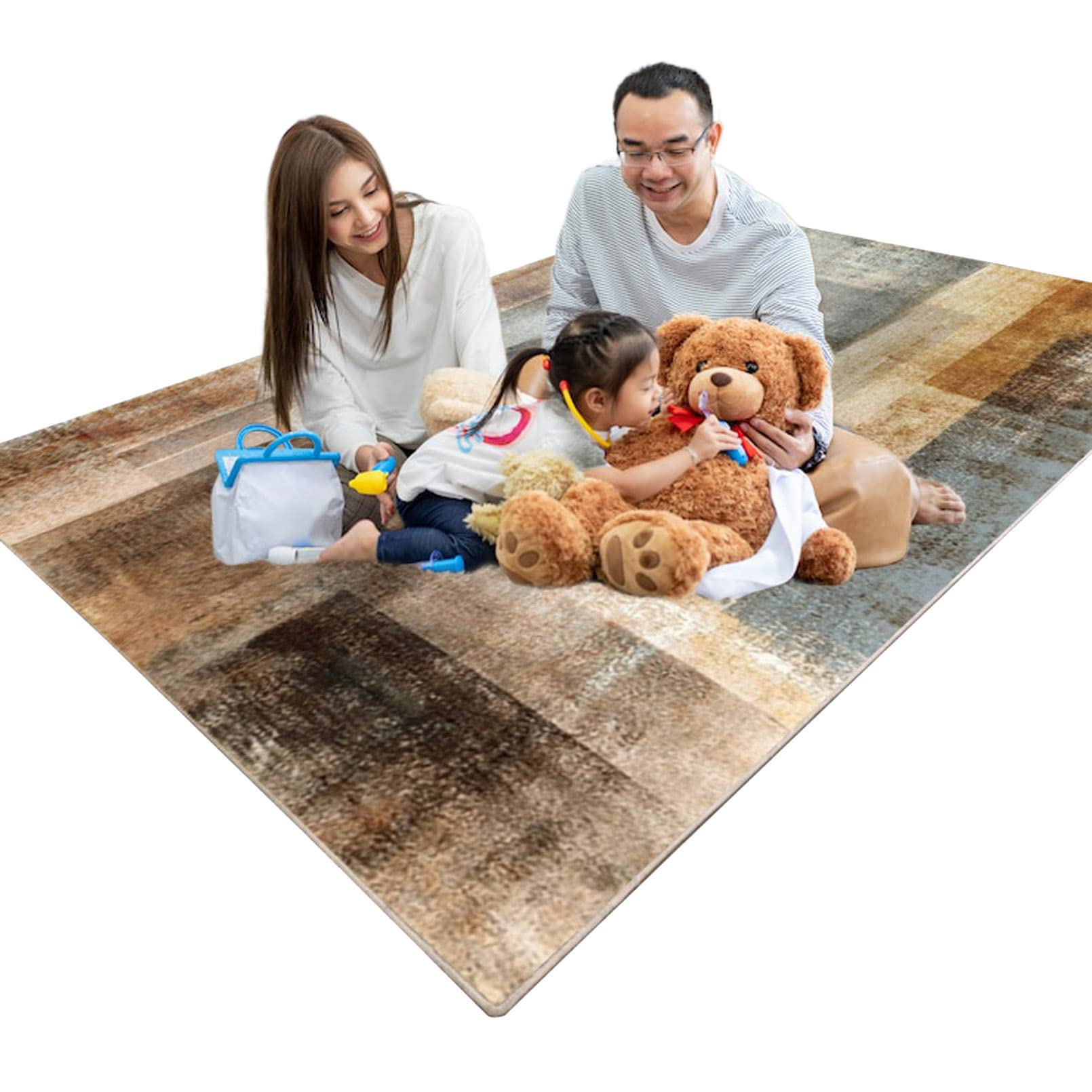 Tapis de sol souple aux finitions soignées pour un intérieur moderne
