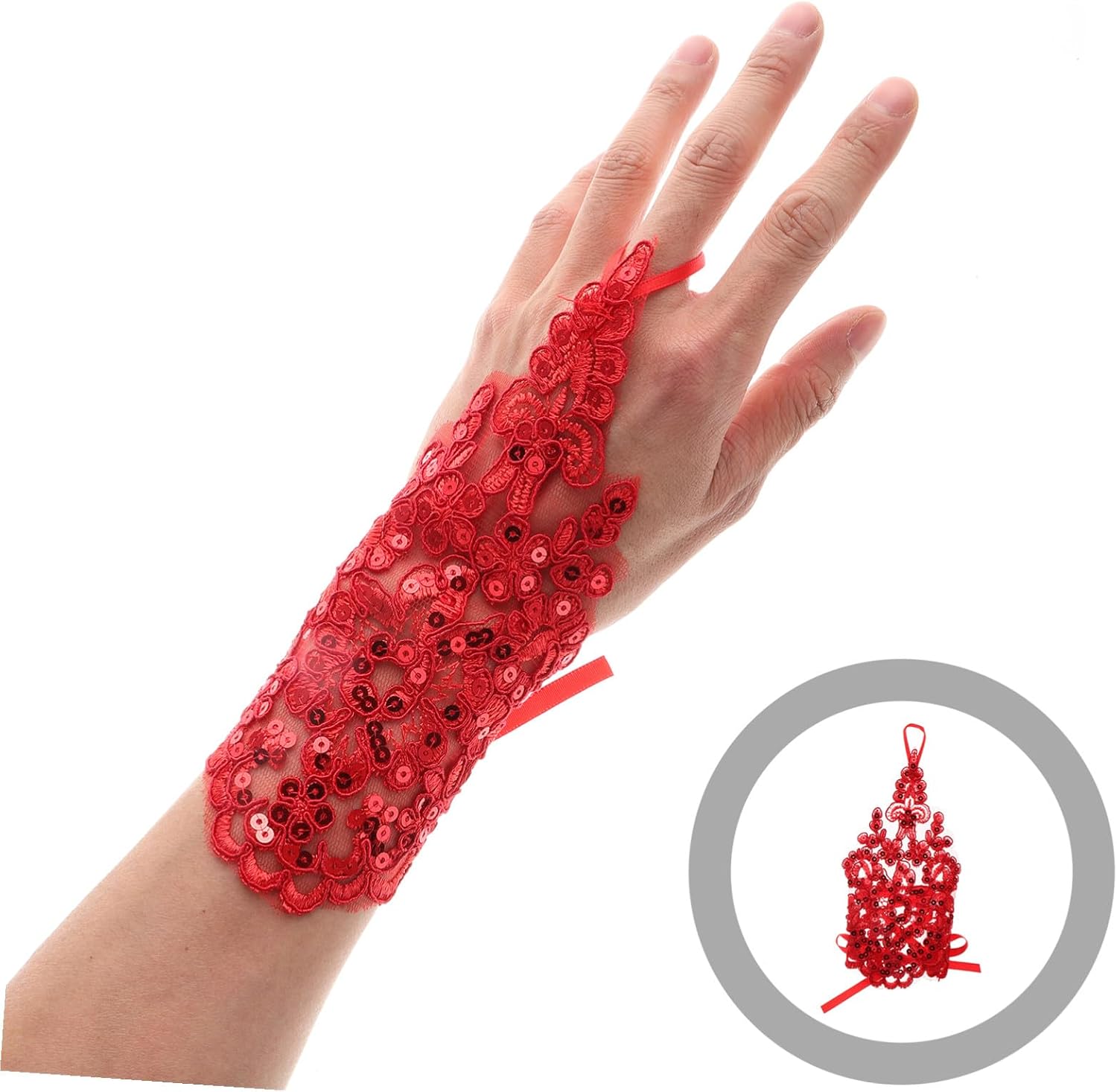 Lace Flower Girl Gloves for Breathable White Short Fingerless Gloves Elegant Wedding Dress Accessory for Dancing Party and Special Occasions