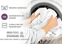 Vista 6 de Lynmark Almohadillas de cama lavables, antideslizantes, impermeables, con pliegues extralargos, ultra absorbentes, de algodón, con certificación