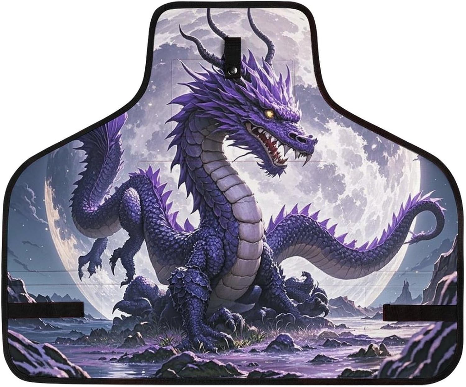 Delantal de trabajo Purple Dragon Purple Moon con bolsillos miniatura 1