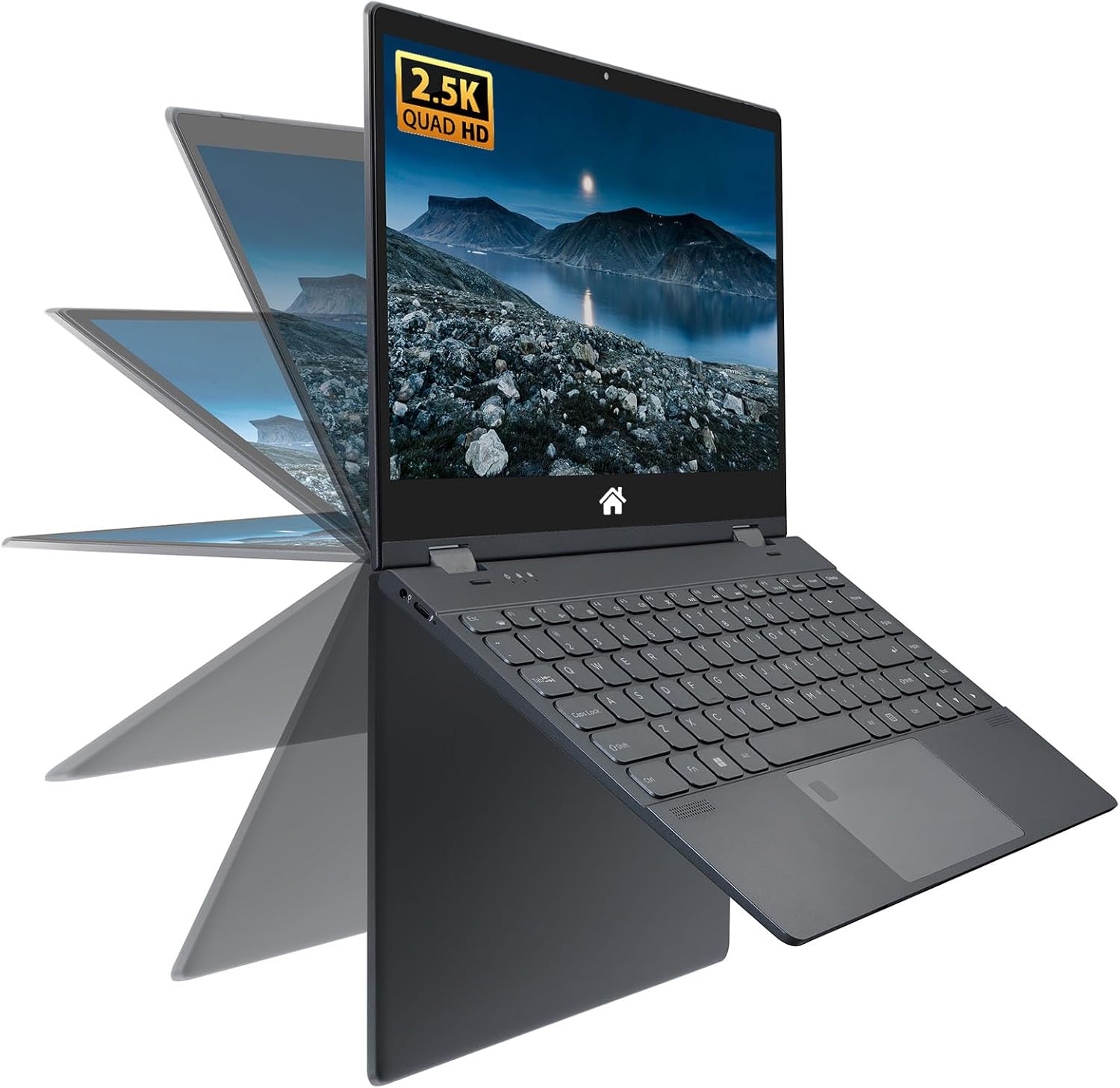 UDKED 14 inch 2 in 1 Laptop 360 Laptop Touch Screen Windows 11 Celeron N95 Laptop (up to 3.4GHz) 16G RAM DDR4 NVMe 256G SSD Backlit KB,Fingerprint Unlock,Type-C UDKED 14 inch 2 in 1 Laptop 360 Laptop Touch Screen Windows 11 Celeron N95 Laptop (up to 3.4GHz) 16G RAM DDR4 NVMe 256G SSD Backlit KB,Fingerprint Unlock,Type-C